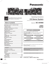 Panasonic SC-AK960 Manual de usuario