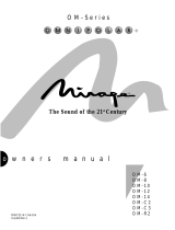 Mirage Loudspeakers OM - R2 Manual de usuario