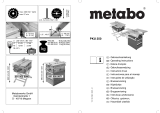 Metabo PKU 250 Manual de usuario