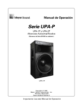 Meyer Sound UPA-1P Manual de usuario