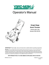 MTD 285 Manual de usuario