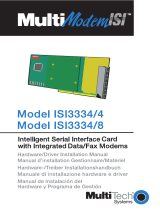 Multi-Tech Model ISI3334/8 Manual de usuario
