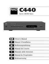 NAD C440 Manual de usuario