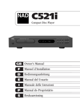 NAD C521I Manual de usuario