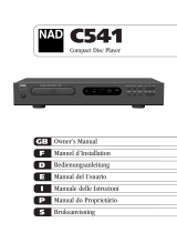 NAD C541 Manual de usuario