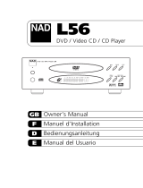 NAD L56 Manual de usuario