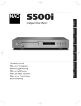 NAD S500i Manual de usuario