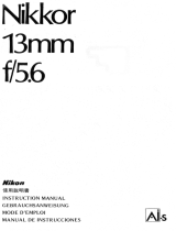Nikon NIKKOR 13MM F/5.6 Manual de usuario