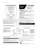 Sylvania SRT2227W Manual de usuario