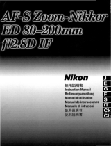 Nikon Camera Lens Manual de usuario