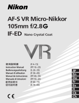 Nikon AF-S VR Manual de usuario