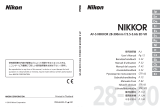Nikon f/3.5-5.6G ED VR Manual de usuario