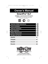 Tripp Lite 220/230/240V Pure Sine Wave Input/Output Manual de usuario