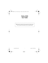 Nokia 2600 Manual de usuario