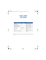 Nokia 3586i Manual de usuario