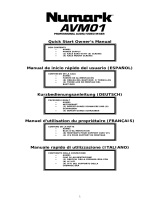 Numark AVM01 Manual de usuario