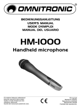 Omnitron Systems Technology HM-1000 Manual de usuario