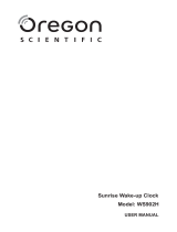 Oregon Scientific Sunrise Manual de usuario