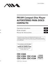 Sony CDC-X204 Manual de usuario