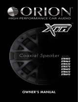 Orion Car Audio XTR462 Manual de usuario