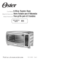 Oster 6-Slice Toaster Oven Manual de usuario