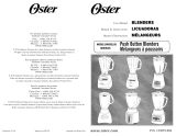 Oster Push Button Blenders Manual de usuario