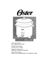 Oster 4718 Manual de usuario