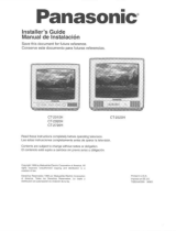 Panasonic CT-2520H Manual de usuario