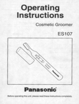 Panasonic ES107 Manual de usuario