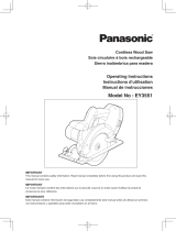 Panasonic EY3551 - 18V WOOD SAW Manual de usuario