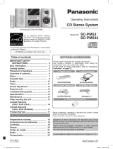 Panasonic SC-PM53 Manual de usuario