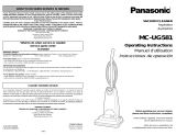 Panasonic MC-UG581 Manual de usuario
