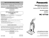 Panasonic MC-V7710 Manual de usuario