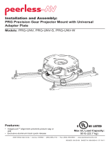 Peerless Industries PRG-UNV-S Manual de usuario