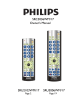 Philips SRC3036WM Big button Universal remote control Manual de usuario
