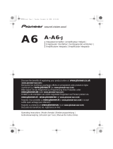 Pioneer A-A6-J Manual de usuario