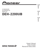 Pioneer DEH-22UB Manual de usuario