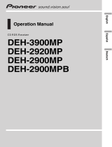 Pioneer DEH-2900MP Manual de usuario
