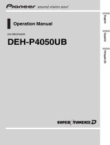 Pioneer DEH-P4050UB Manual de usuario