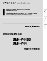 Pioneer DEH-P44 Manual de usuario