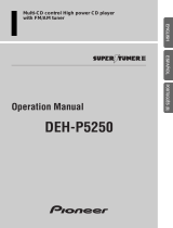 Pioneer DEH-P5250 Manual de usuario