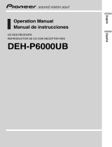 Pioneer DEH-P6000UB Manual de usuario