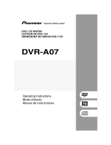 Pioneer DVD / CD WRITER Manual de usuario