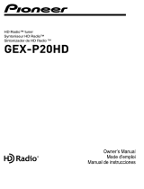 Pioneer GEX-P20HD Manual de usuario