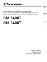 Pioneer GM-5400T Manual de usuario