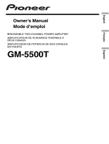 Pioneer GM-5500T Manual de usuario