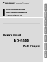 Pioneer ND-G500 Manual de usuario