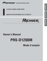 Pioneer PRS-D1200M Manual de usuario
