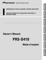 Pioneer PRS-D410 Manual de usuario