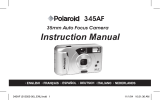 Polaroid 345af Manual de usuario